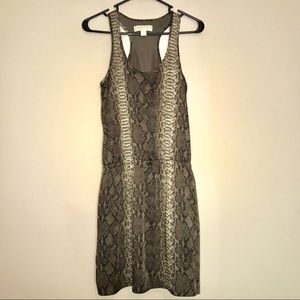 Michael Kohrs Snake Print Tank Dress Brown
